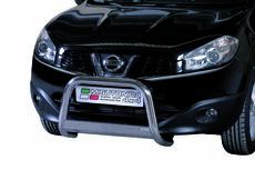 Nissan Qashqai 2010 tot 2014 - pushbar Ø 63 mm met CE/EU certificaat - RVS 304 hoogglans gepolijst
