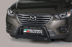 Mazda CX-5 2012 tot 2017 - pushbar Ø 63 mm met CE/EU certificaat - RVS 304 zwarte poedercoating