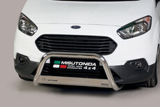 Ford Courier 2018 tot 2023 - pushbar Ø 63 mm met CE/EU certificaat - RVS 304 hoogglans gepolijst