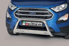 Ford Ecosport 2018 tot heden - pushbar Ø 63 mm met CE/EU certificaat - RVS 304 hoogglans gepolijst
