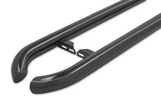 Renault Kangoo 2008 tot 2013 L1 - sidebars Ø 60 mm - gebogen - glans zwart Renault Kangoo 2008 tot 2013 L1 - sidebars Ø 60 mm - gebogen - glans zwart