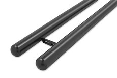 Volkswagen Touareg 2007 tot 2010 - sidebars Ø 80 mm - rechte buis - mat zwart Volkswagen Touareg 2007 tot 2010 - sidebars Ø 80 mm - rechte buis - mat zwart