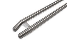 Nissan Interstar RWD 2021 tot 2024 L4 - sidebars Ø 60 mm - geknikt - RVS 304 geschuurd Nissan Interstar RWD 2021 tot 2024 L4 - sidebars Ø 60 mm - geknikt - RVS 304 geschuurd