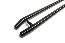 Volkswagen T7 2025 tot heden L2 - sidebars Ø 60 mm - geknikt - RVS 304 glans zwart Volkswagen T7 2025 tot heden L2 - sidebars Ø 60 mm - geknikt - RVS 304 glans zwart