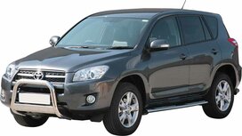 Toyota RAV4 2009 tot 2010 – pushbar Ø 63 mm met CE/EU certificaat - RVS 304 hoogglans gepolijst