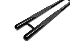 Peugeot Boxer 2024 tot heden L3 - sidebars Ø 70 mm - rechte buis met 4 steps - RVS 304 glans zwart 