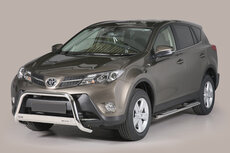 Toyota RAV4 2012 tot 2016 – pushbar Ø 63 mm met CE/EU certificaat - RVS 304 hoogglans gepolijst