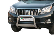 Toyota Land Cruiser 150 2009 tot 2013 – pushbar Ø 63 mm met CE/EU certificaat - RVS 304 hoogglans gepolijst