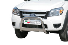 Ford Ranger 2009 tot 2012 - pushbar Ø 63 mm met CE/EU certificaat - RVS 304 hoogglans gepolijst