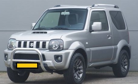 Suzuki Jimny pushbar zonder carterbescherming