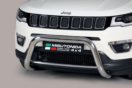 Jeep Compass 2017+ pushbar 76 mm met CE / EU certificaat