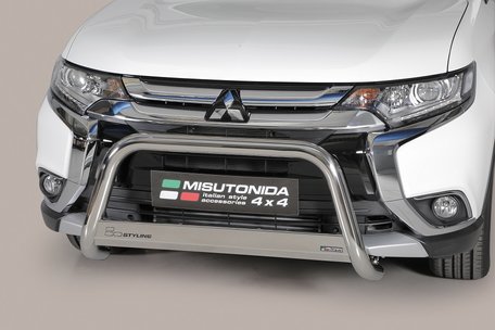 Mitsubishi Outlander 2015+ pushbar 63 mm met CE / EU certificaat