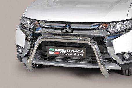 Mitsubishi Outlander 2015+ pushbar 76 mm met CE / EU certificaat