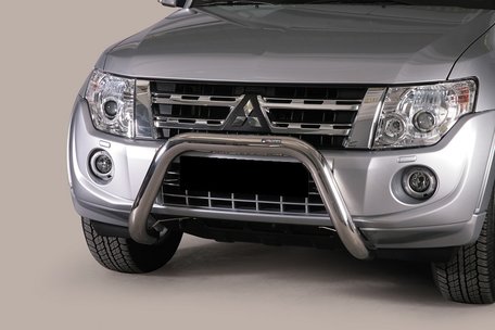 Mitsubishi Pajero 2012 tot 2014 pushbar 76 mm met CE / EU certificaat