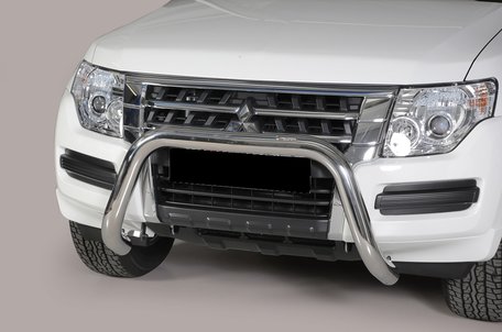 Mitsubishi Pajero 2015+ pushbar 76 mm met CE / EU certificaat