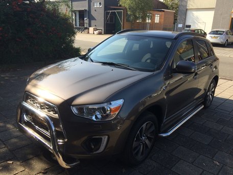 Mitsubishi ASX sidebars 60 mm met RVS trede