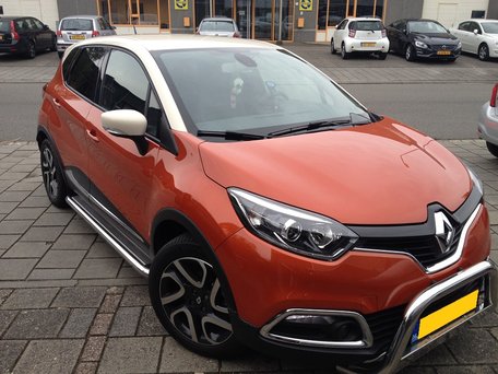 Renault Captur sidebars 60 mm met RVS trede