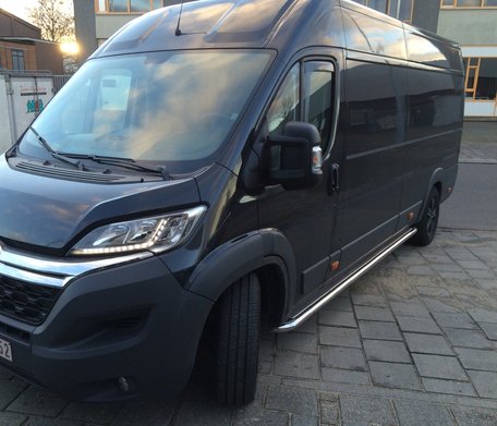 Citroen Jumper L1 Sidebars 60 mm met RVS trede