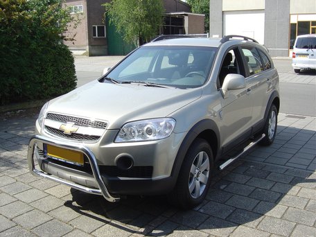 Chevrolet Captiva sidebars 80 mm met steps