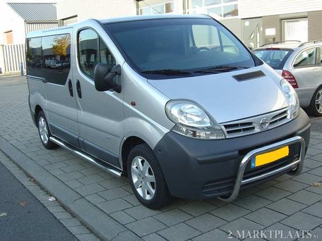 Opel Vivaro 2001 tot 2013 L2 Sidebars buis 70 mm met 3 steps