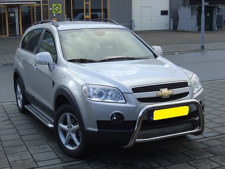 Chevrolet Captiva vanaf 2011 sidebars 60 mm met RVS trede