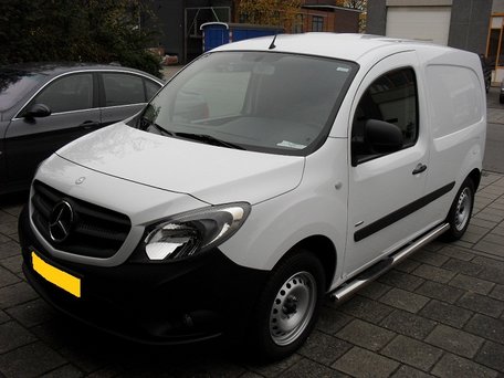 Mercedes Citan sidebars buis 70 mm met 3 steps L2