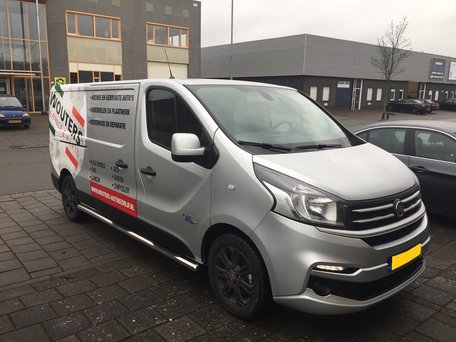 Fiat Talento L1 sidebars buis 70 mm met 3 steps 