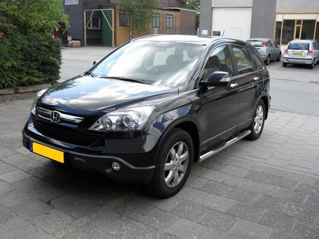 Honda CRV van 2007 tot 2016 Sidebars buis 80 mm met steps