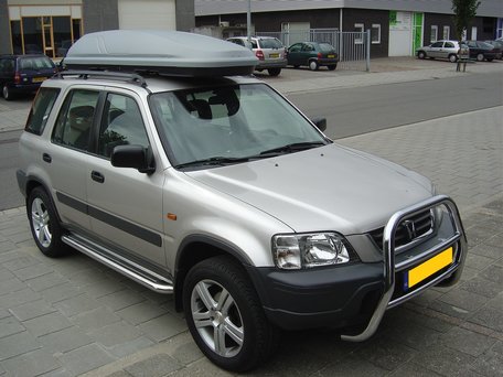 Honda CRV 1996 tot 2001 Sidebars 60 mm met RVS trede