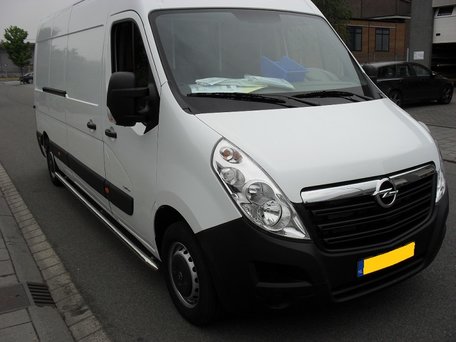 Opel Movano L1 Sidebars 60 mm gebogen naar dorpel