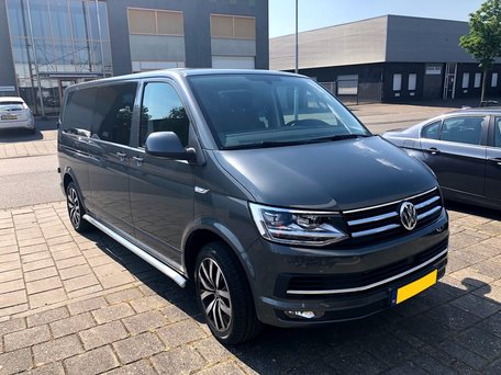 Volkswagen T6 L1 Sidebars buis 60 mm mat geknikt