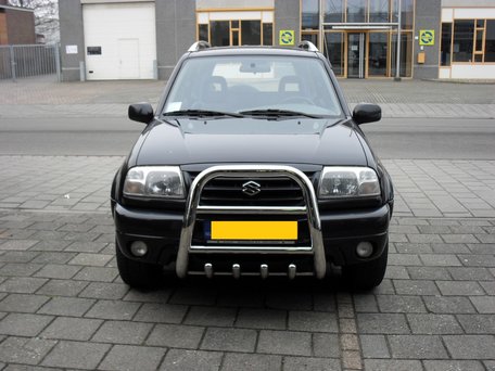 Suzuki Grand Vitara tot 2006 Pushbar met carterbeschermer hoog model 60 mm