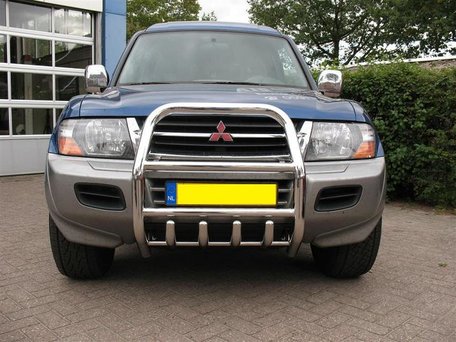 Mitsubishi Pajero V60 Pushbar met carterbeschermer 70 mm 