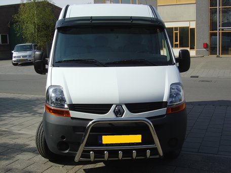 Renault Master van 2003 tot 2010 Pushbar met carterbeschermer 60 mm