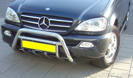 Mercedes ML van 2001 tot 2005 Pushbar met carterbeschermer 60 mm