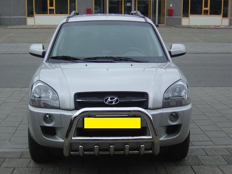 Hyundai Tucson tot 2010 Pushbar met carterbeschermer 70 mm 