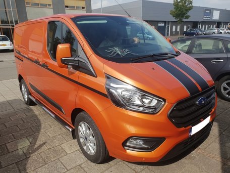 Ford Transit Custom 2012+/2018+ Sidebars buis 70 mm met 3 steps